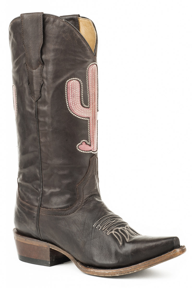 Stetson Ladies Arizona Leather Cowboy Boots