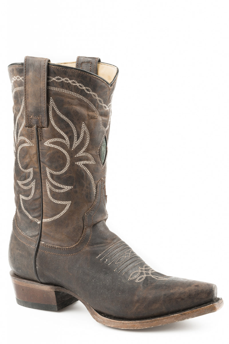 Stetson Ladies Iris Snip Toe Leather Boots