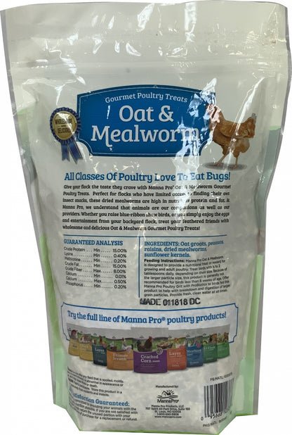 Manna Pro Oat & Mealworm Snack Blend