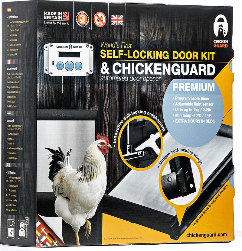 ChickenGuard Premium - Automatic Chicken Coop Door Opener