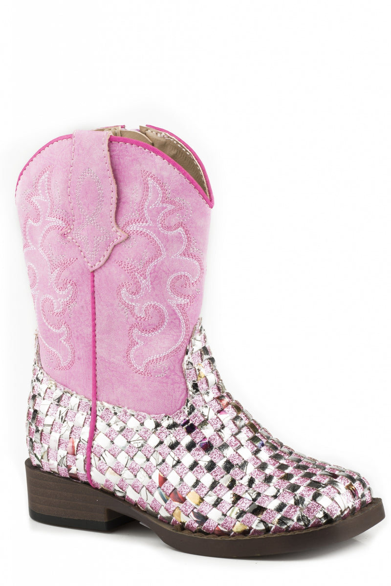 Roper Toddler Western Braid Boots