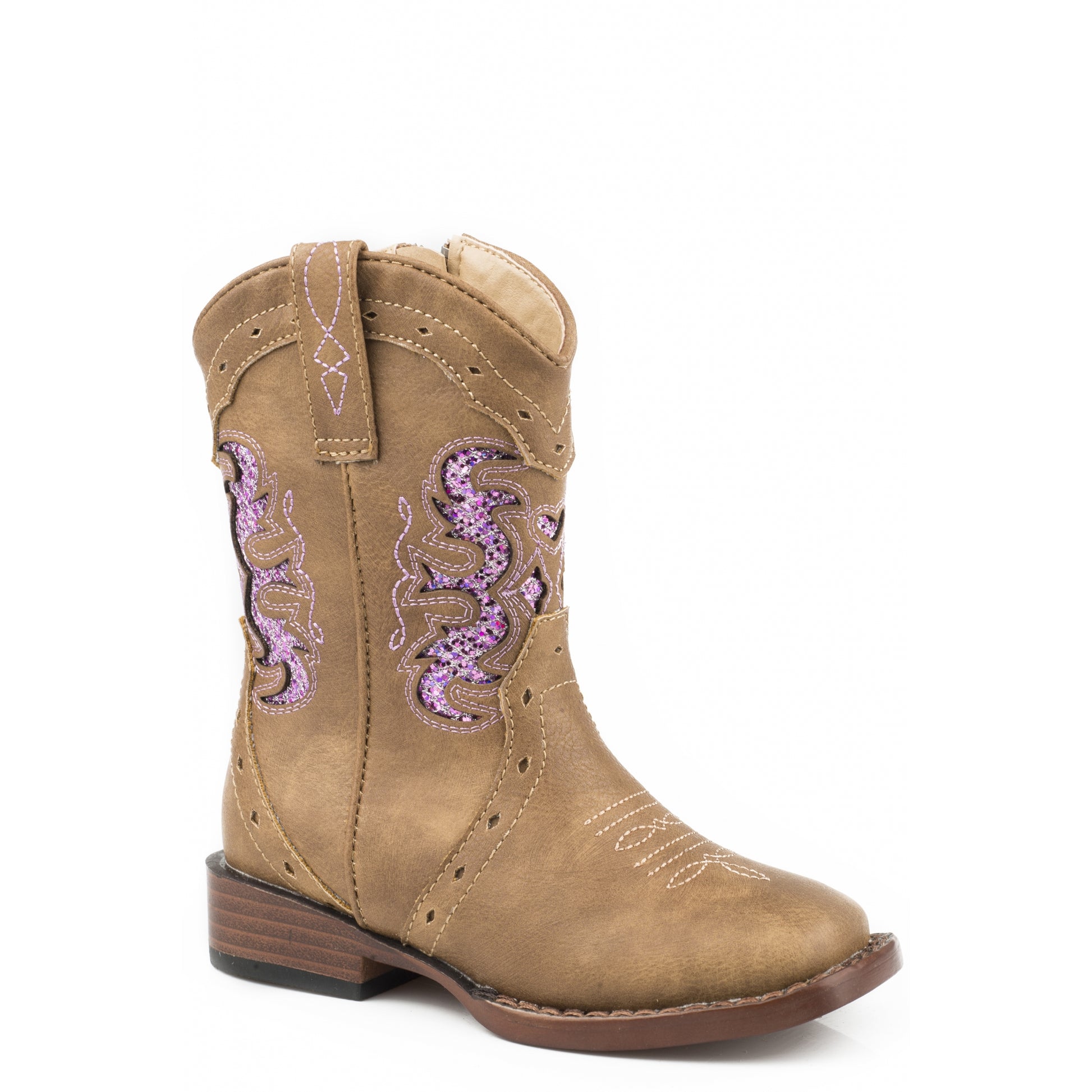 Roper Toddler Wide Square Toe Cowgirl Boots