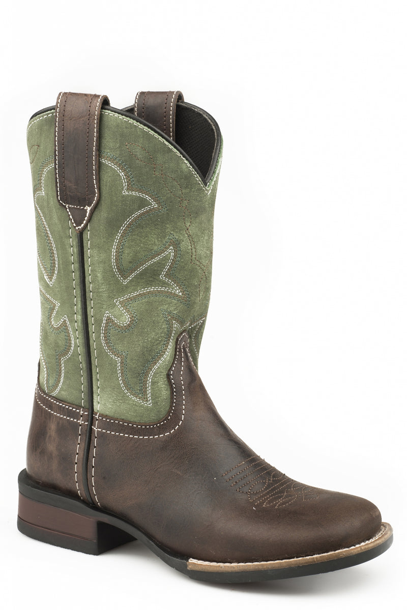 Roper Kids Monterey Square Toe Boots