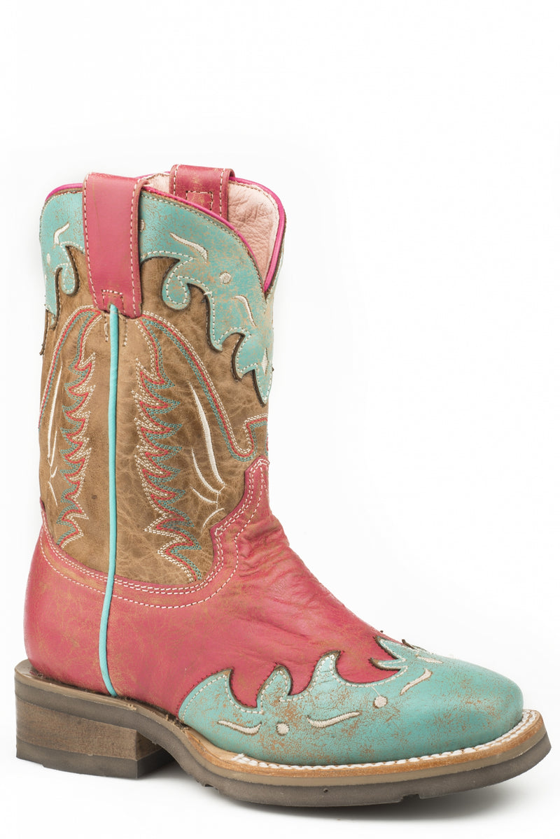 Roper Kids Christy Square Toe Boots