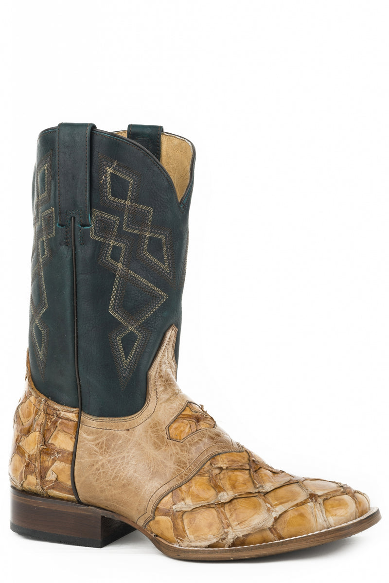 Roper Mens Saddle Square Toe Western Boots