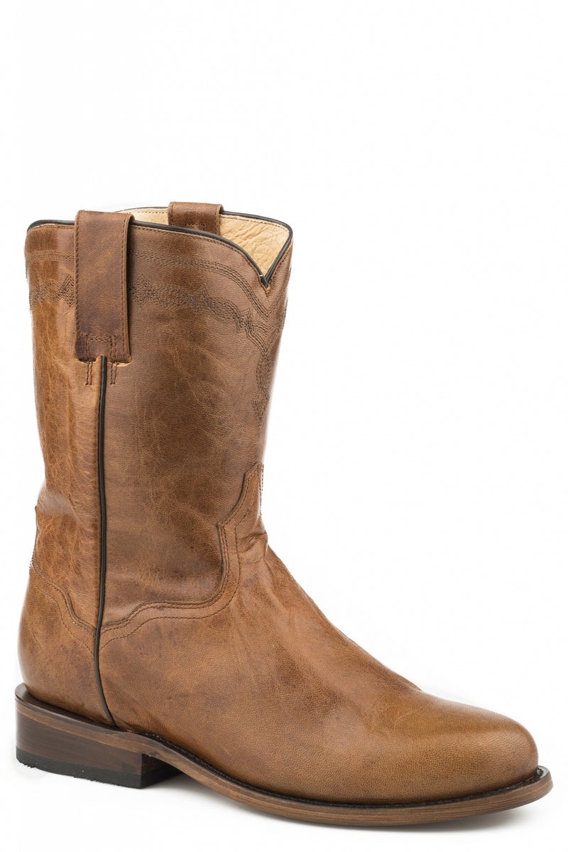 Roper Mens Leather Cowboy Boots
