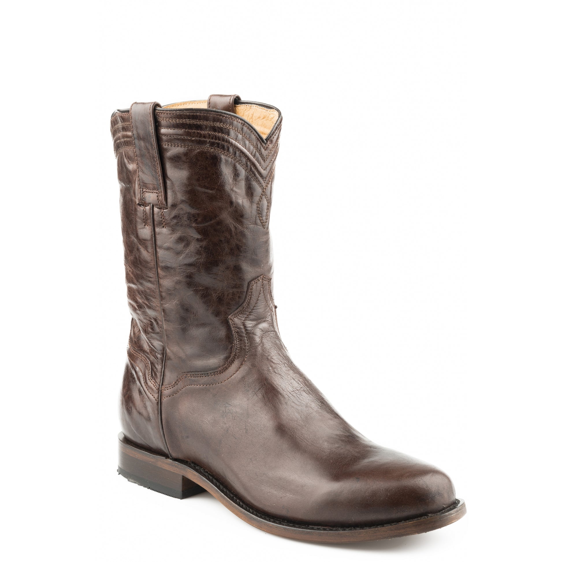 Roper Mens Roderick Round Toe Western Cowboy Boots