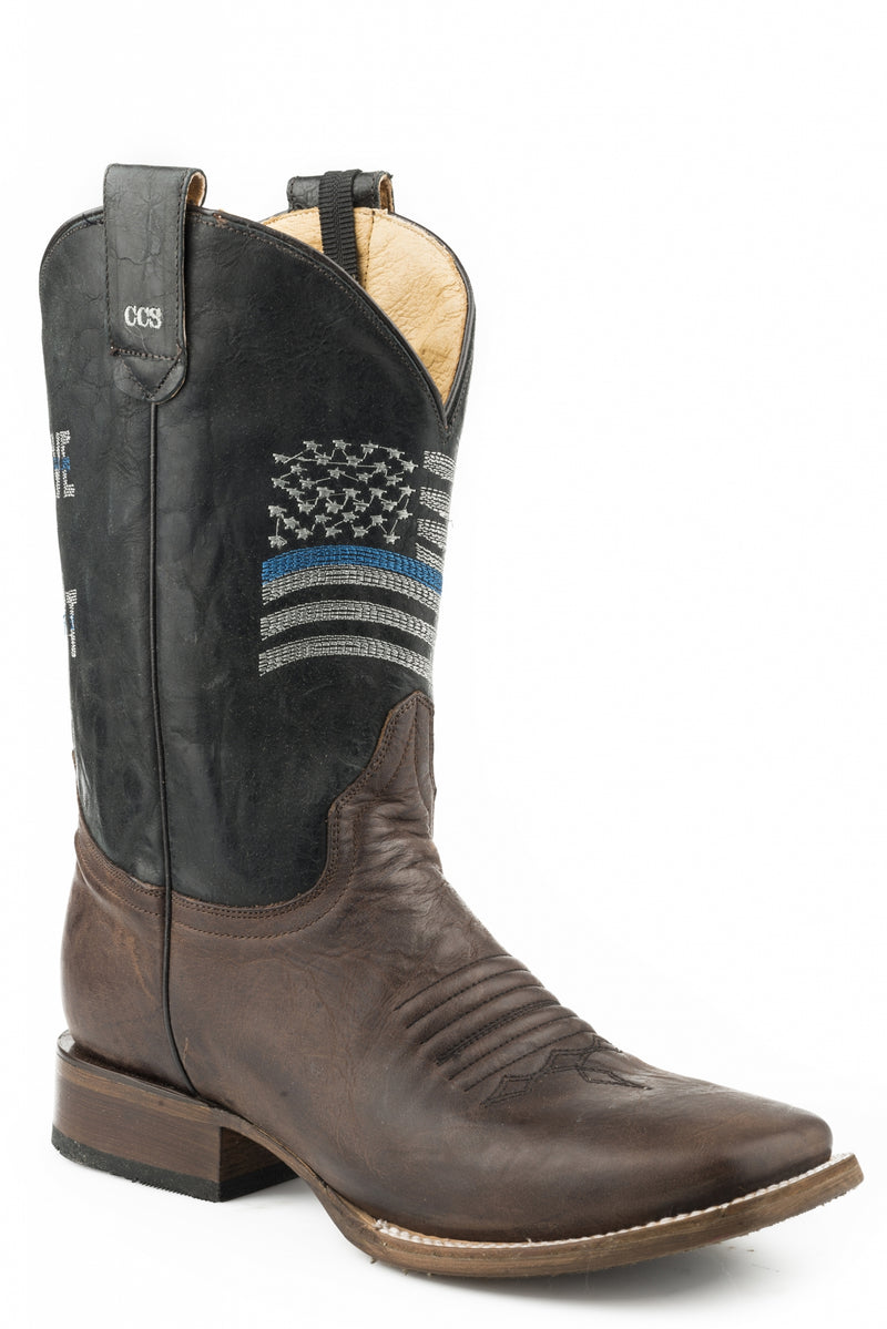 Roper Mens Thin Blue Line Conceal Carry Boots