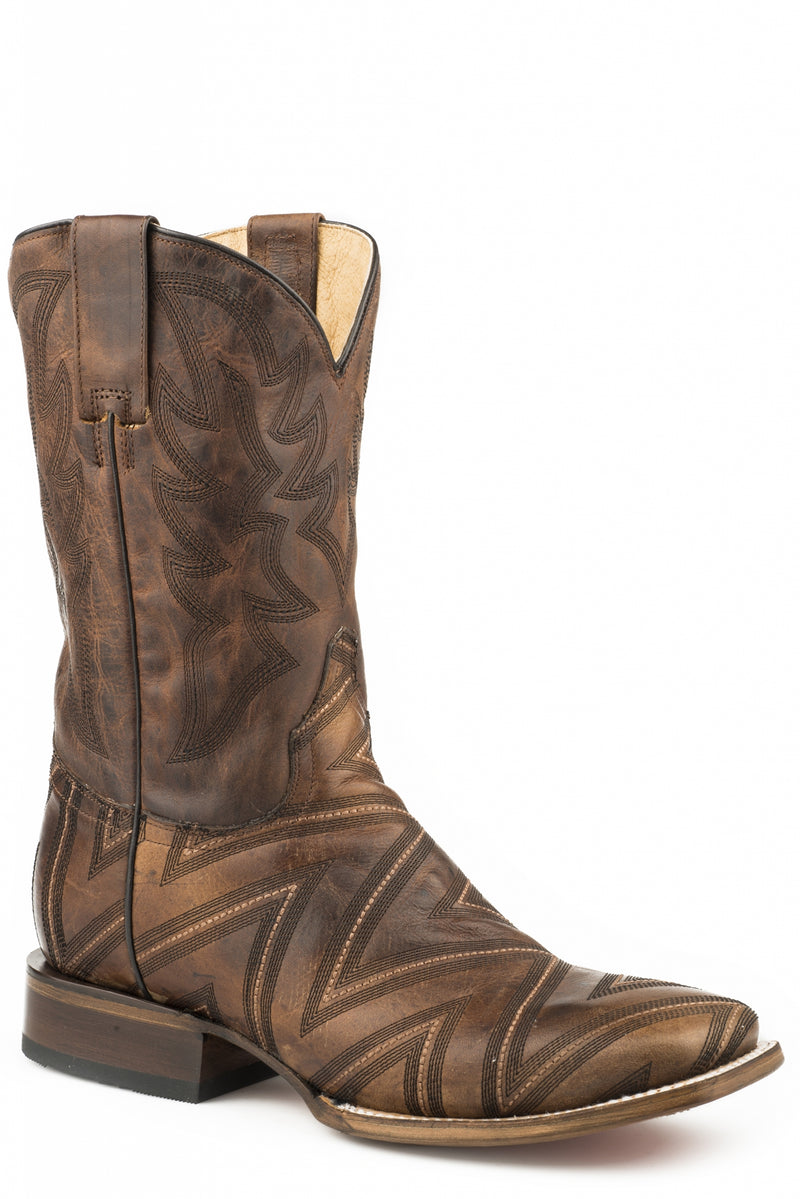 Roper Mens Arlo Square Toe Western Boots