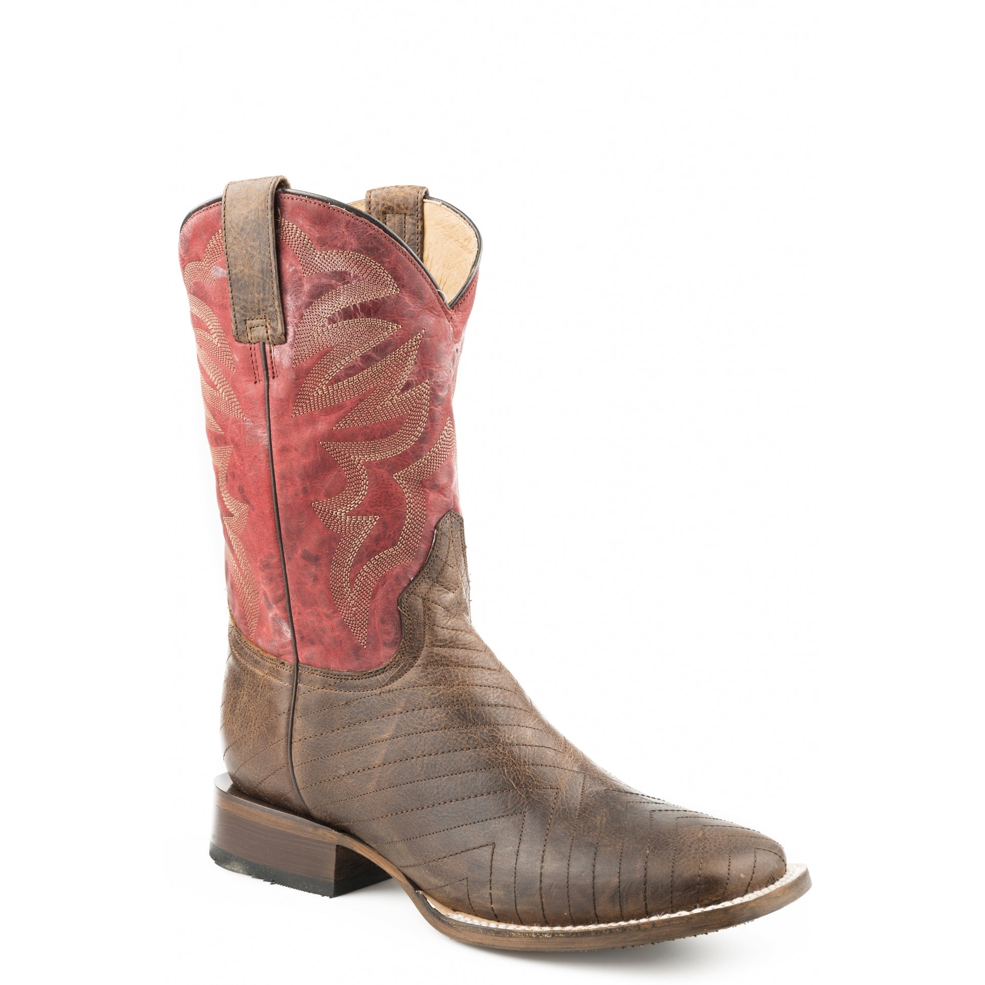 Roper Mens Carefree Square Toe Western Boots