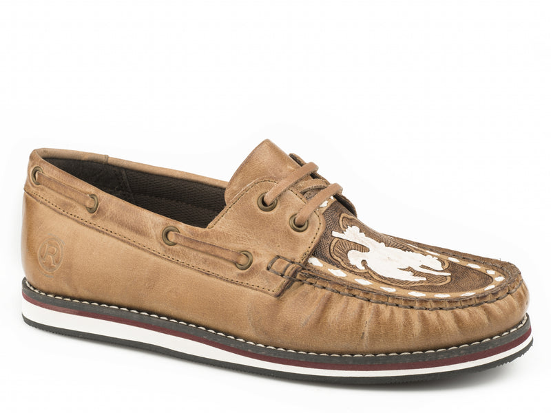 Roper Ladies Filly Leather Moccasin Shoes