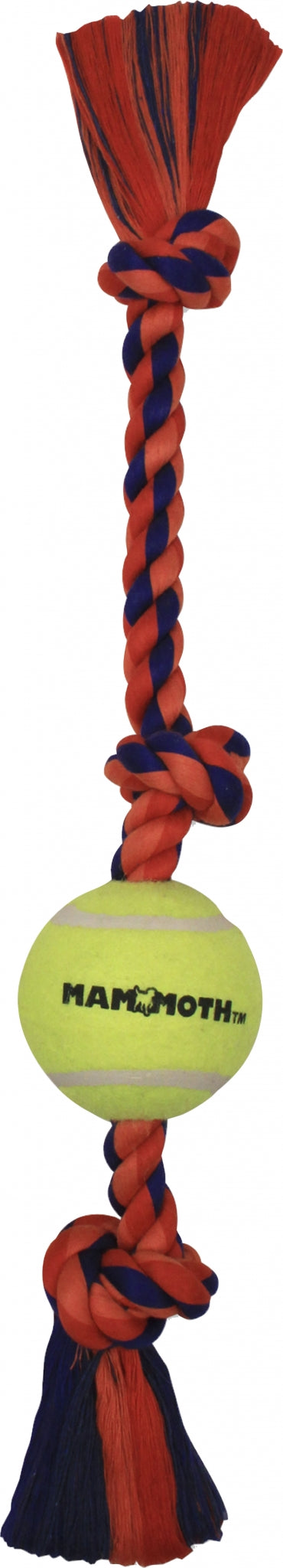 Mammoth Knot Tug with Tennis Ball