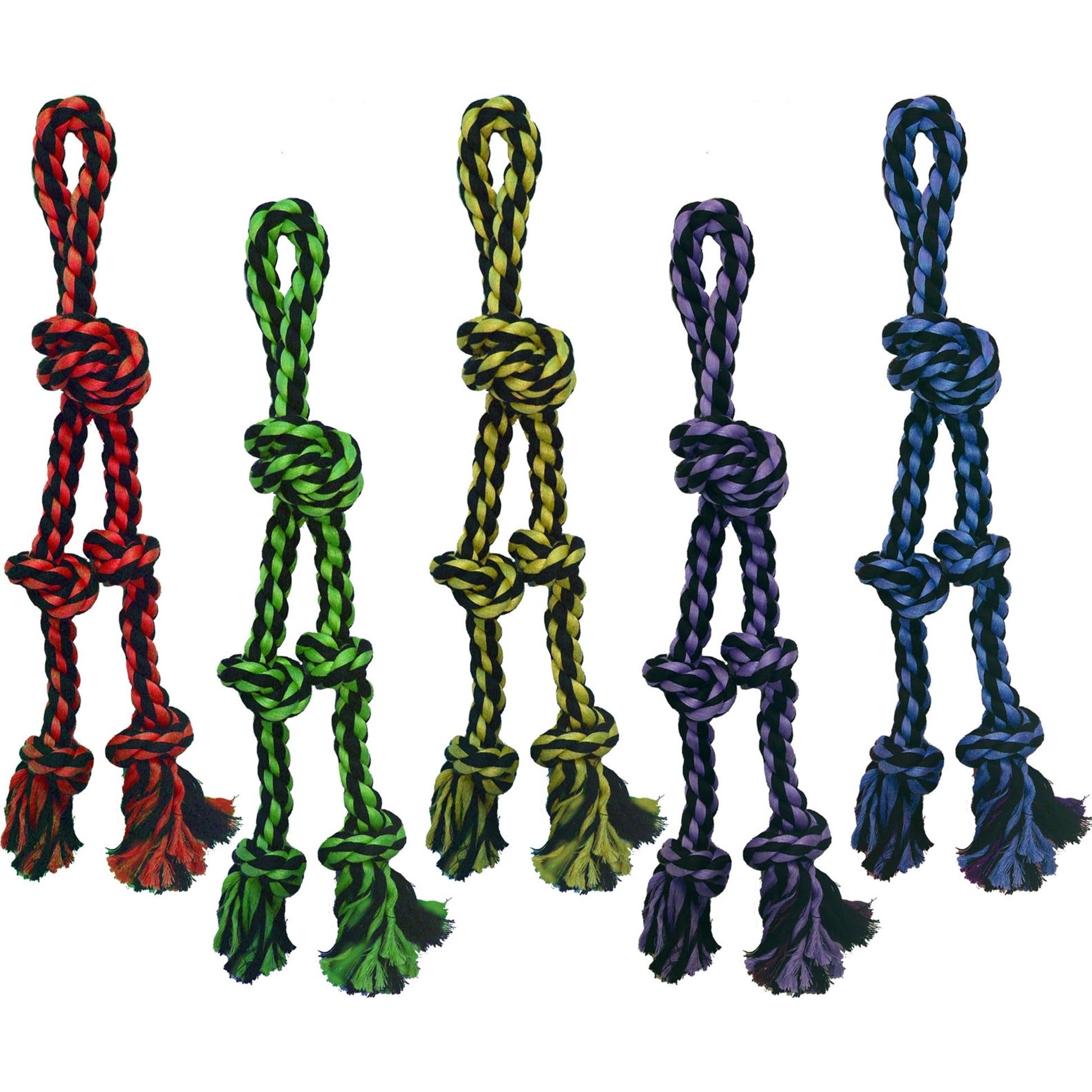 Nuts for Knots Tug with Danglers Rope Dog Toy