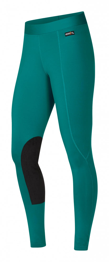 Kerrits Ladies Flow Rise Knee Patch Performance Tights