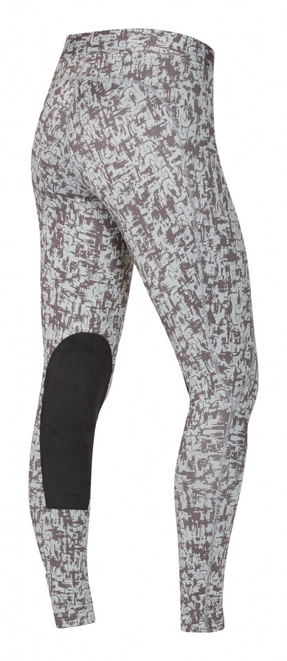 Kerrits Ladies Flow Rise Knee Patch Performance Tights