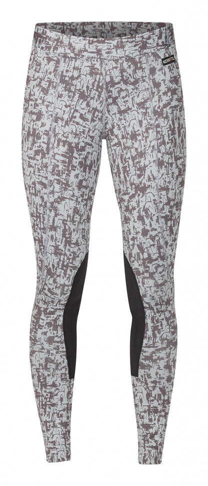 Kerrits Ladies Flow Rise Knee Patch Performance Tights