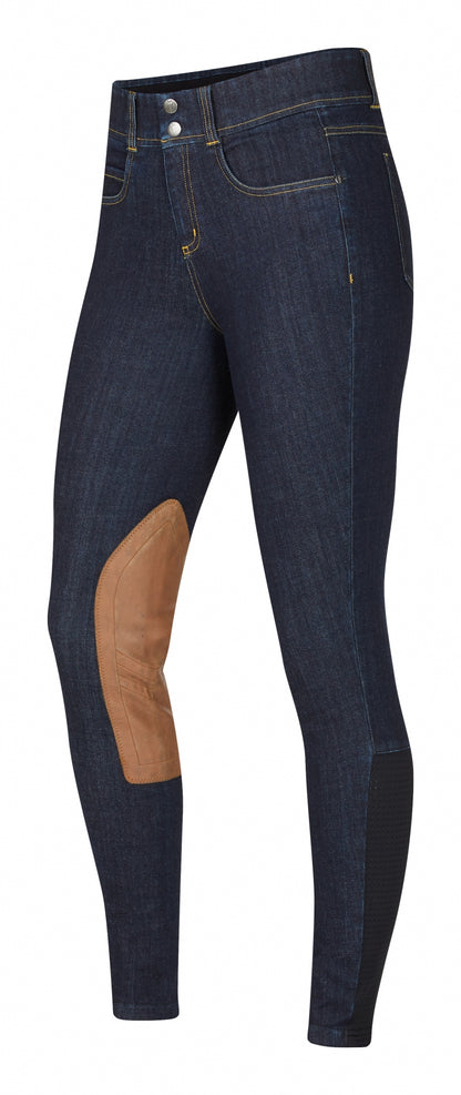 Kerrits Ladies Stretch Denim Knee Patch Breeches