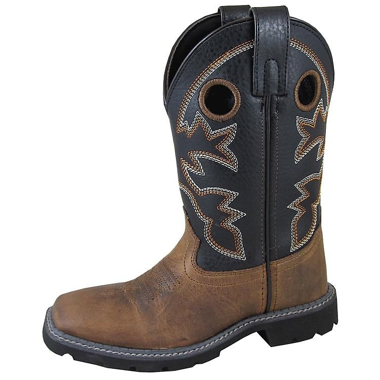 Smoky Mountain Youth Stampede Leather Western Boots