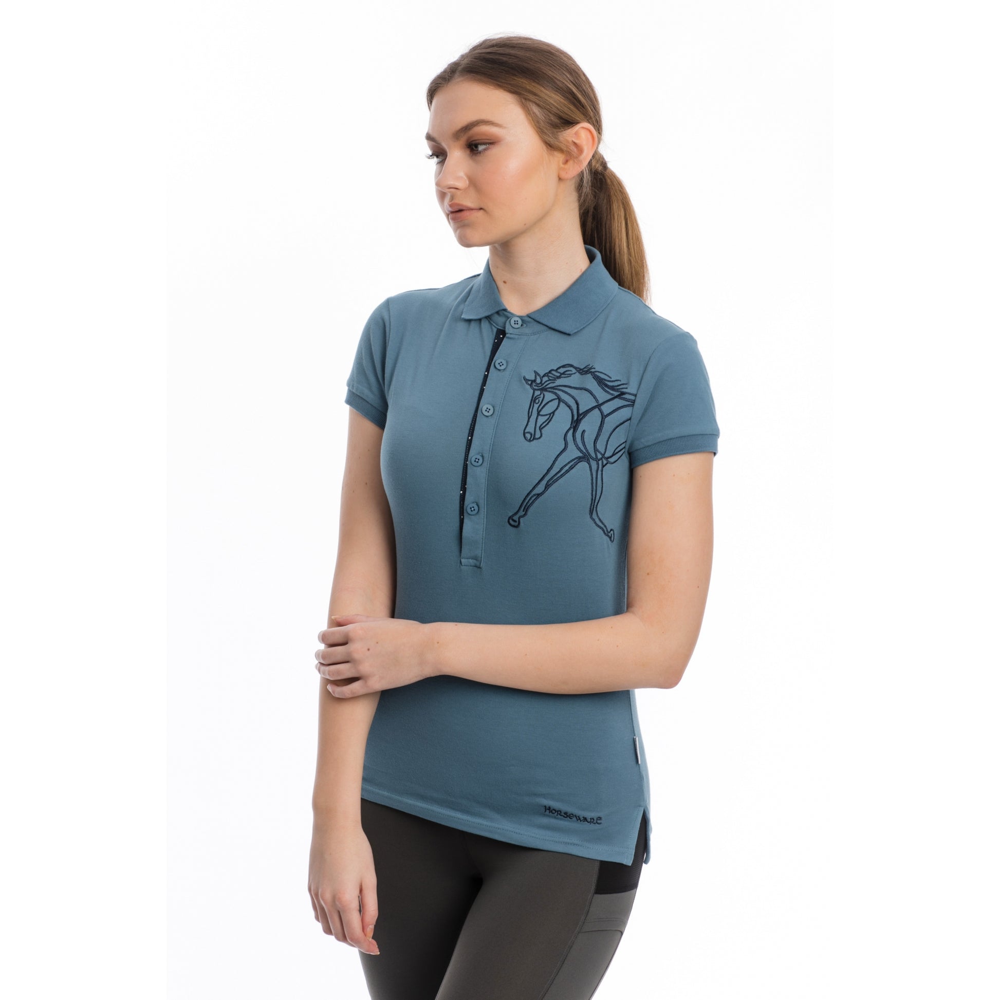Horseware Ladies Flamboro Pique Polo Shirt