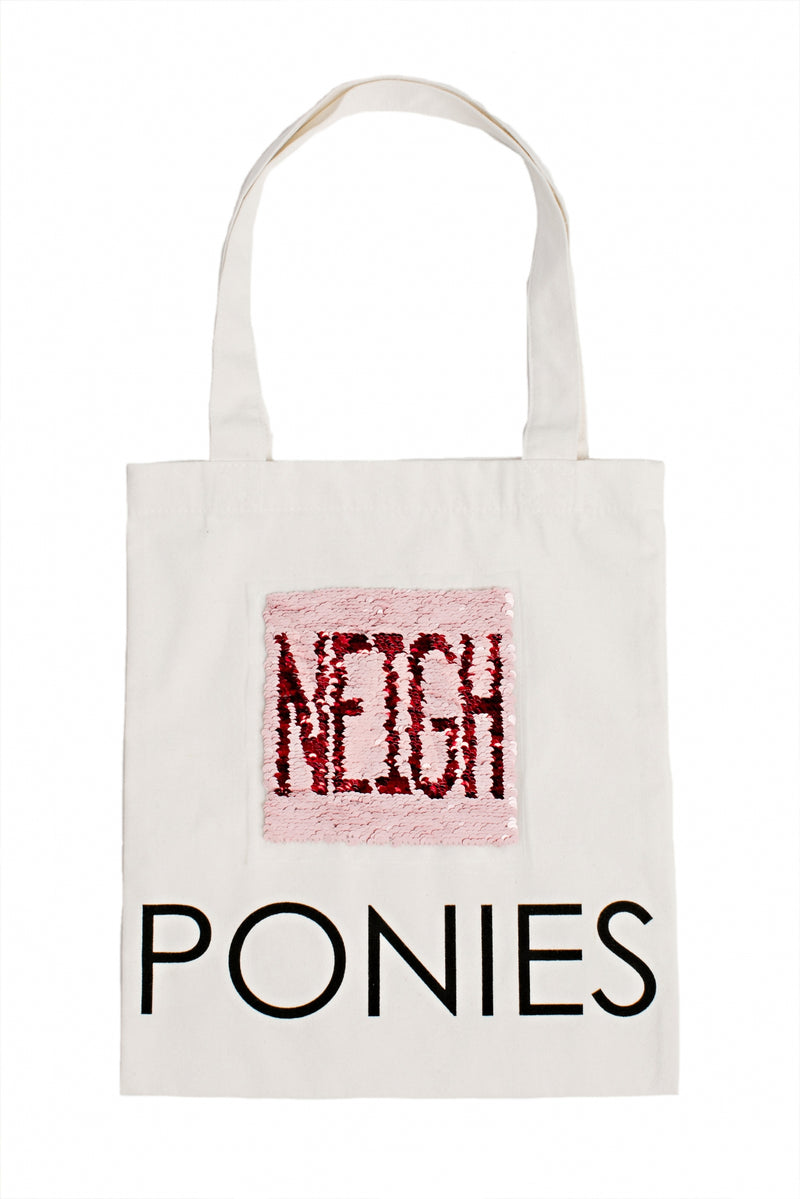 Horseware Recycled Reverse Sequin Cotton Tote Bag
