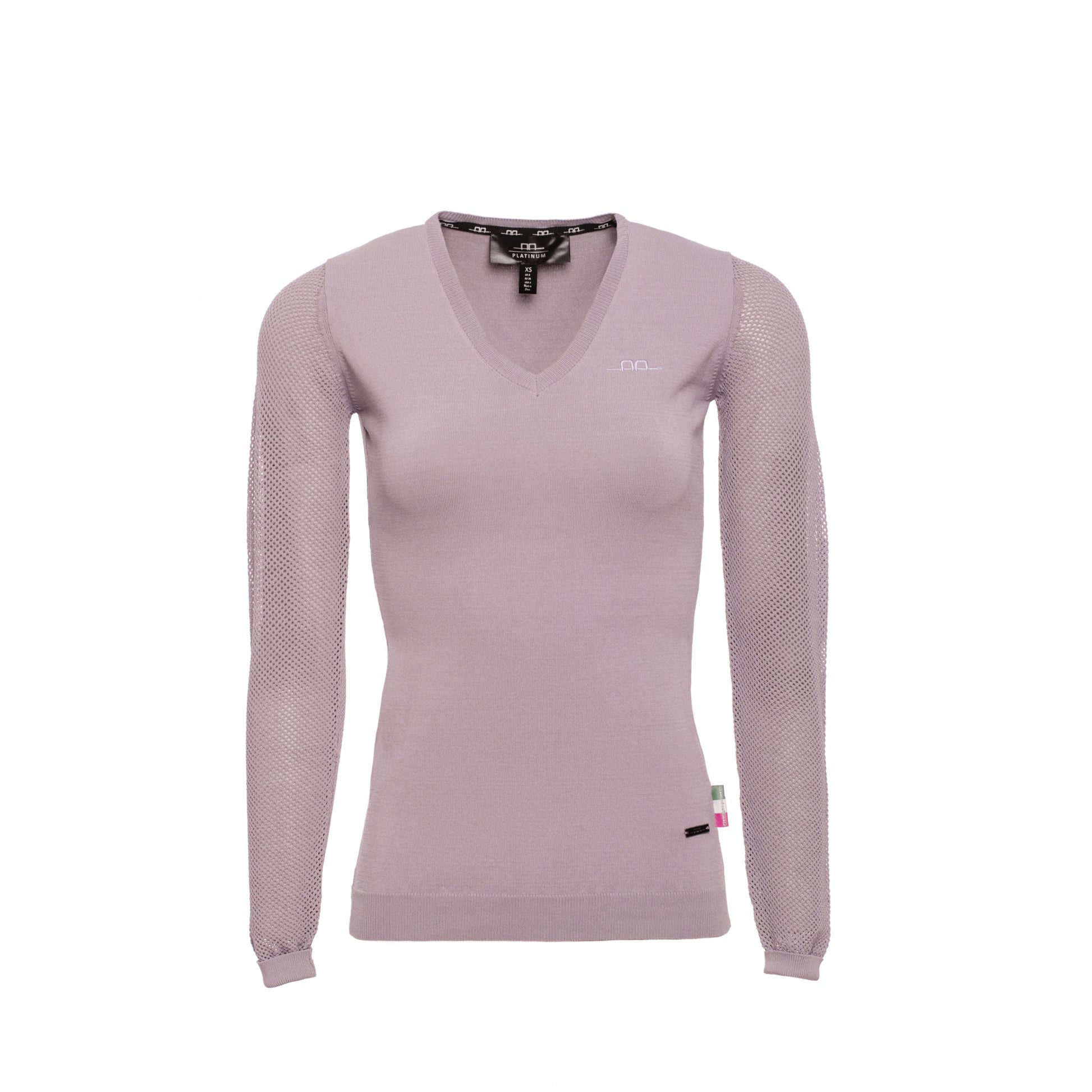 Alessandro Albanese Ladies Sweater with Perforated Sleeves