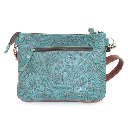 American West Lariats And Lace Multi-Compartment Crossbody Bag