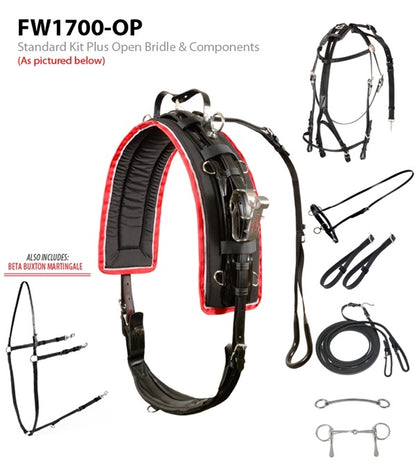 Feather-Weight LITE-N-TUFF All Weather Coated Nylon Race Harness