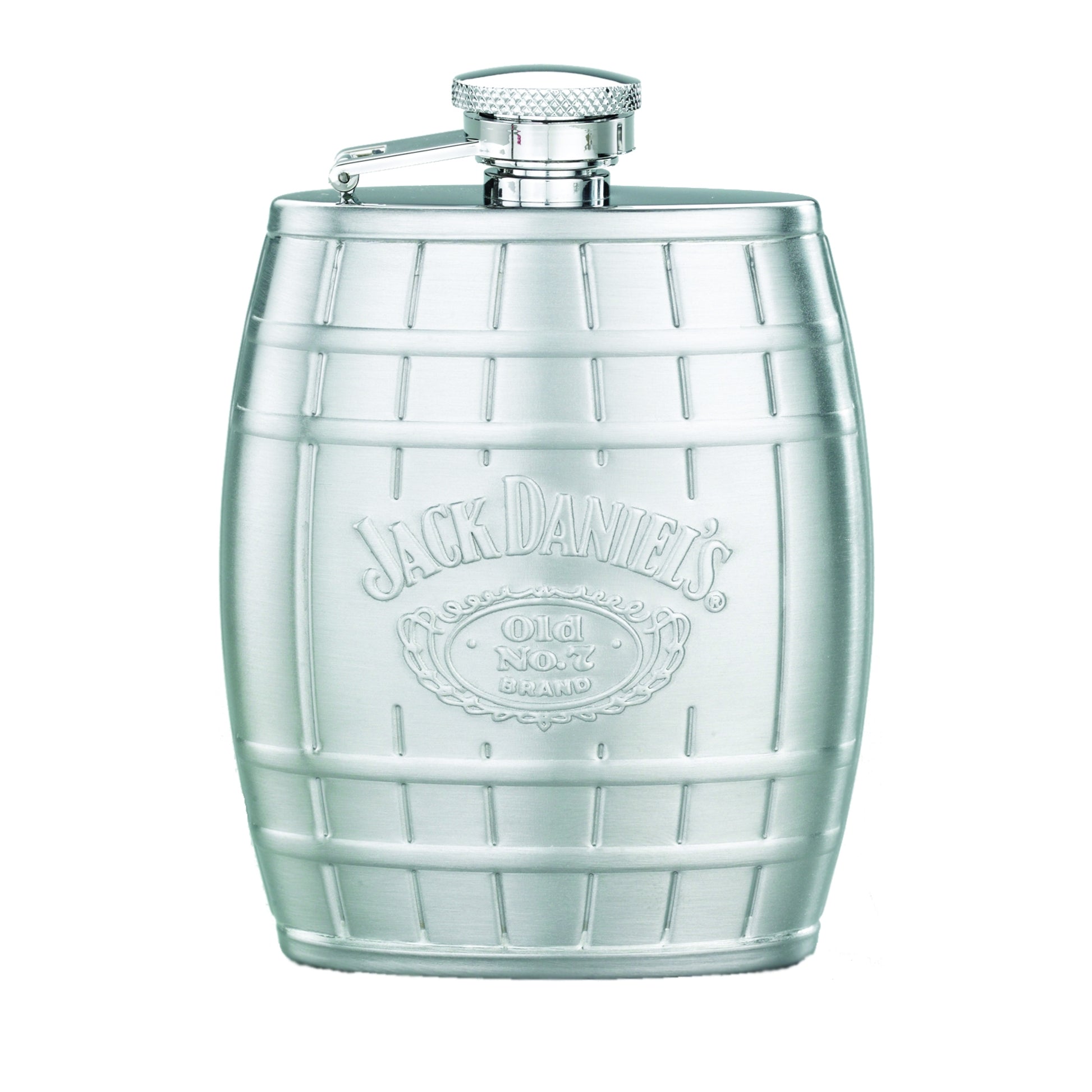 Jack Daniel's Logo Barrel Flask