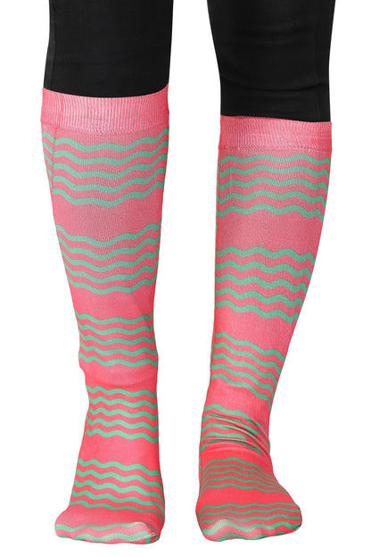 TuffRider Ladies CoolMax Printed Boot Socks