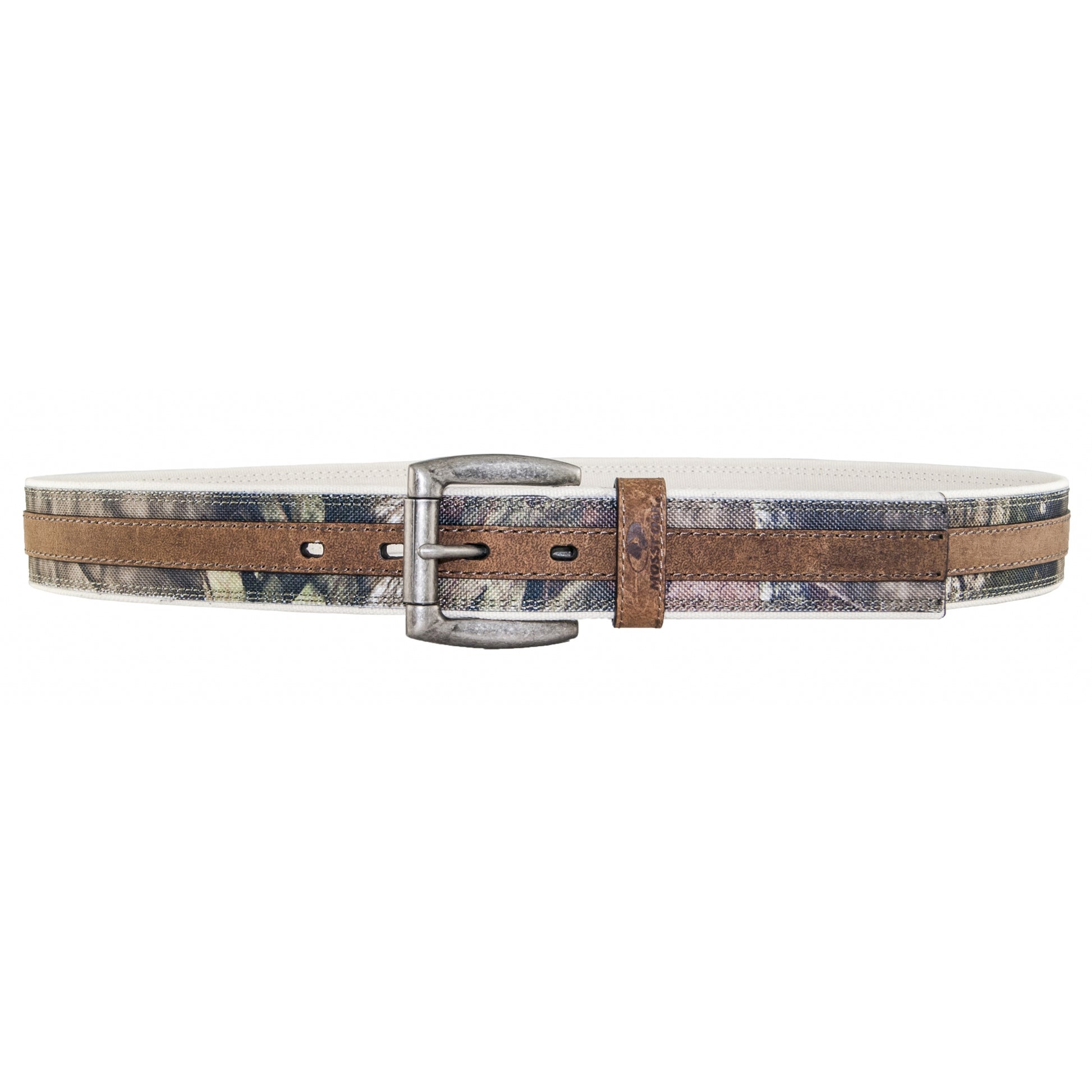 Mossy Oak Heavy Canvas & Leather Belt