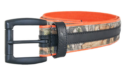 Mossy Oak Heavy Canvas & Leather Belt