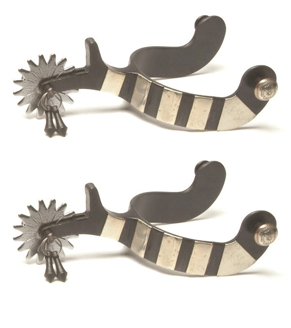 Jacks Jingle Bob Spurs with German Silver Trim #11037