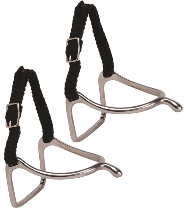Jacks Ergonomic Spurs with Knob End - Sold in Pairs