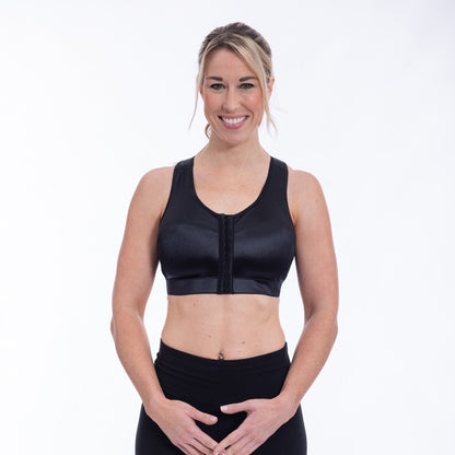 ENELL Full Figure Medium Impact Racerback Equestrian Sports Bra