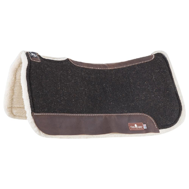 Classic Equine Zone Felt Top/Fleece Bottom Saddle Pad