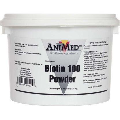 AniMed Biotin 100 Powder Horse Supplement