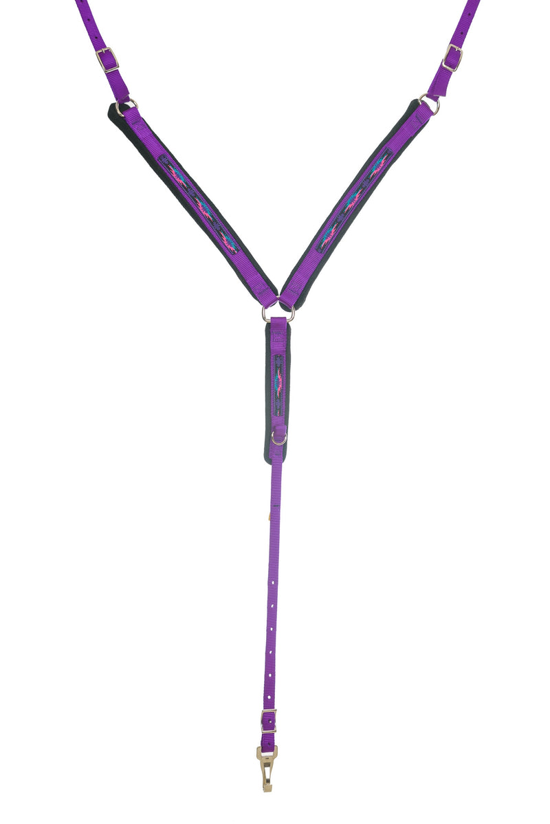 Triple E Nylon Breast Collar with Overlay
