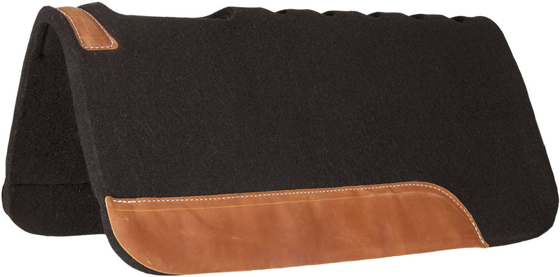 Mustang Felt Cut-Back Pad with Vent Holes & Top Grain Wear Leathers
