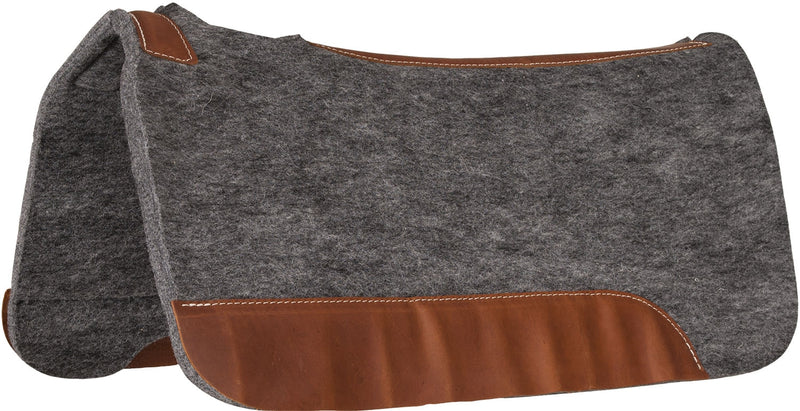 Mustang Contoured Felt Pad with Top Grain Wear Leathers