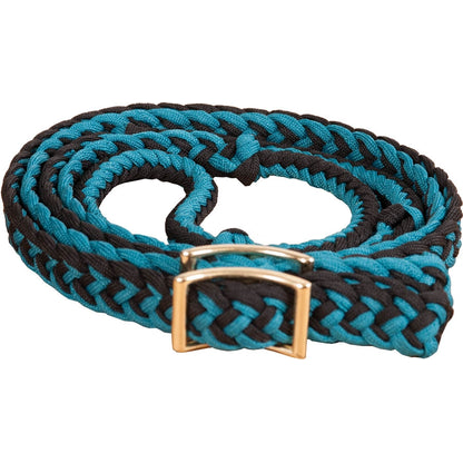 Mustang Braided Barrel Rein with Knots