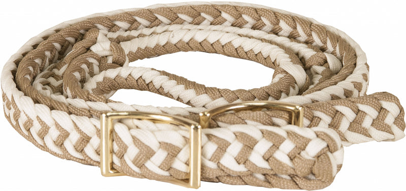 Mustang Braided Barrel Rein with Knots - 25 pack