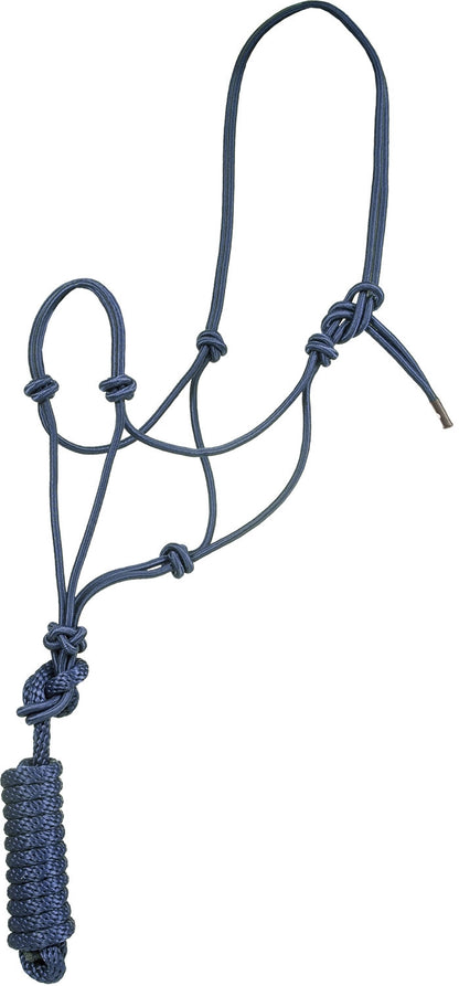 Mustang Economy Mountain Rope Halter and Lead