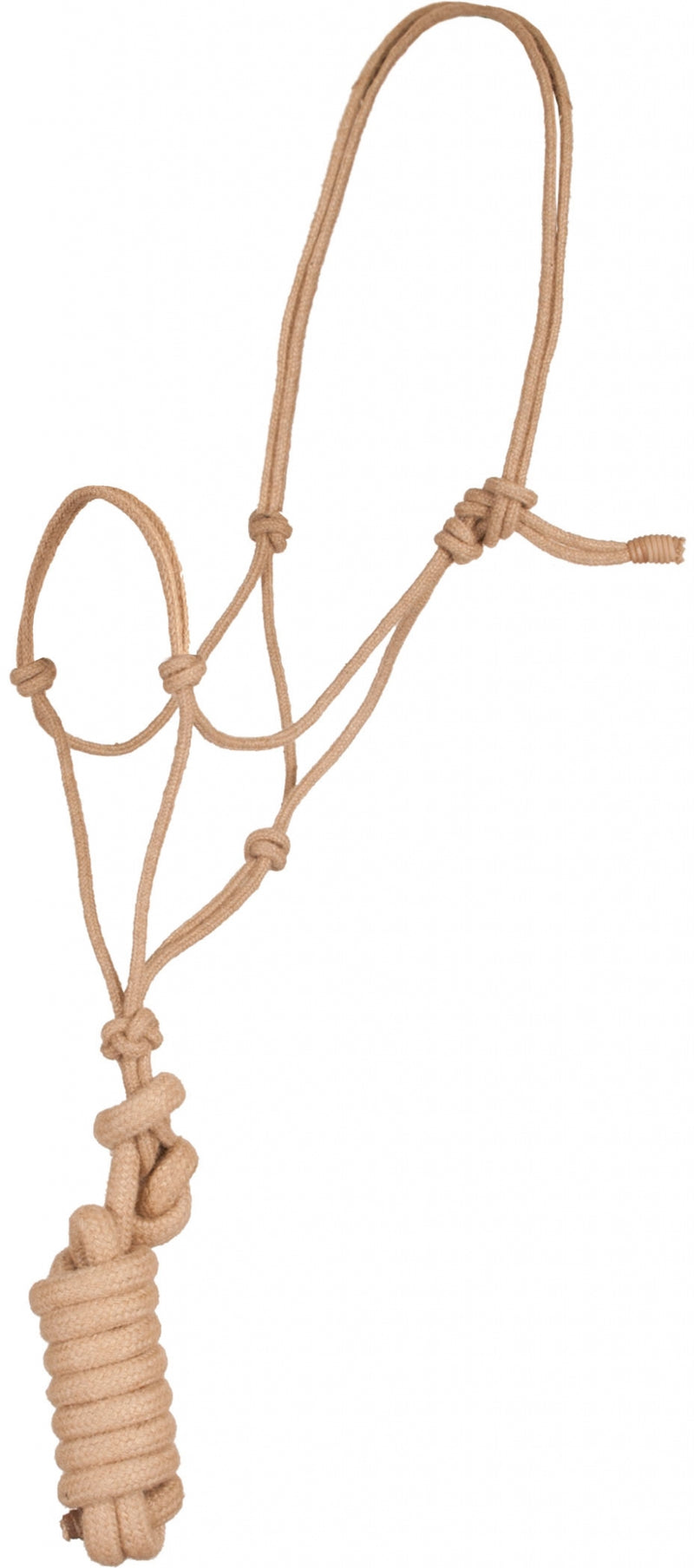 Mustang Jute Rope Halter with 9' Lead
