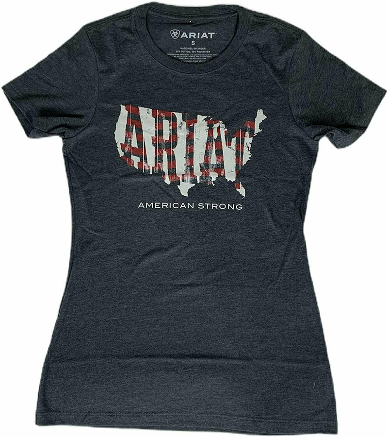 Ariat Ladies Wood USA Short Sleeve T-Shirt