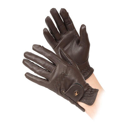 Shires Aubrion Kids Leather Riding Gloves
