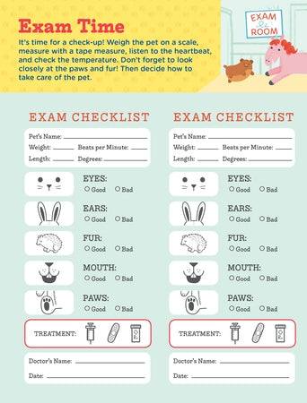 Kelley I Want to Be a Vet Activity Book