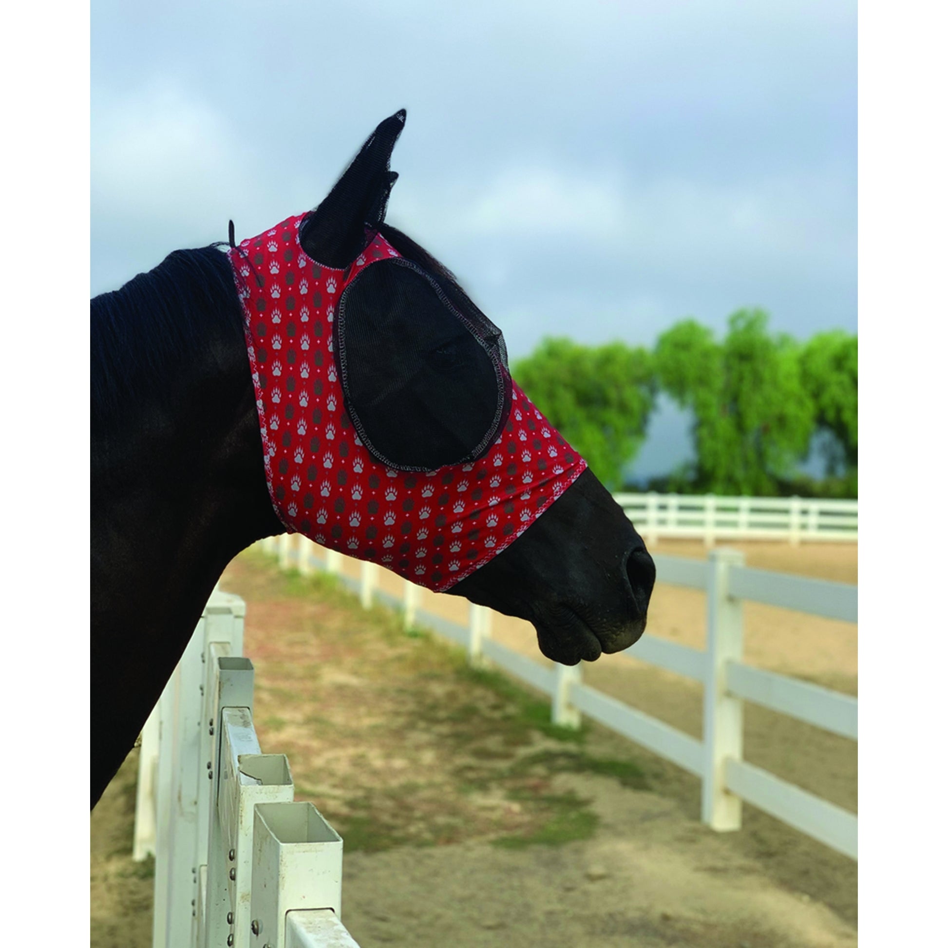 Prof Choice Comfort Fit Lycra Fly Mask - Prints