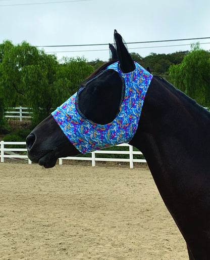 Prof Choice Comfort Fit Lycra Fly Mask - Prints