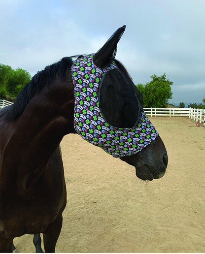 Prof Choice Comfort Fit Lycra Fly Mask - Prints