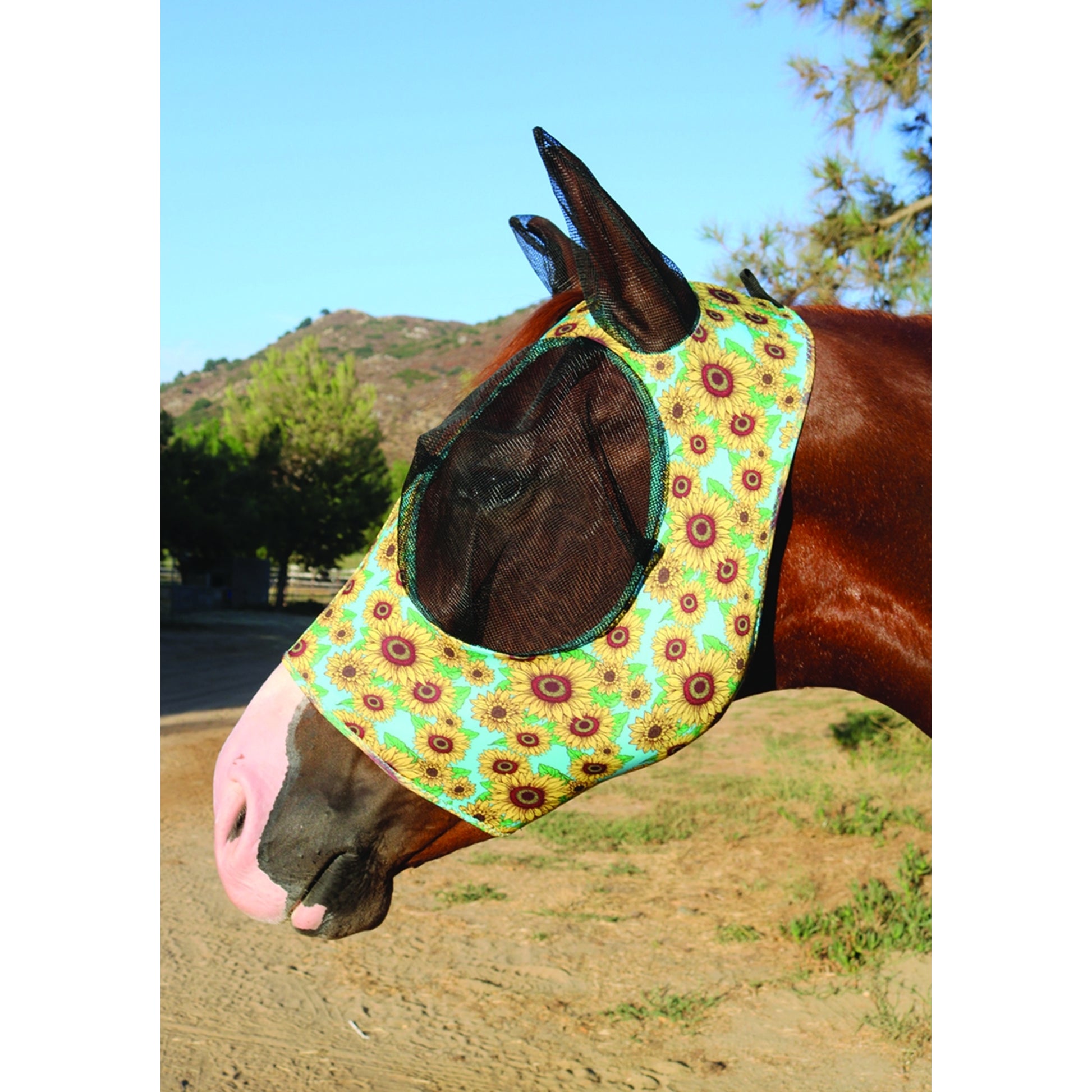 Prof Choice Comfort Fit Lycra Fly Mask - Prints